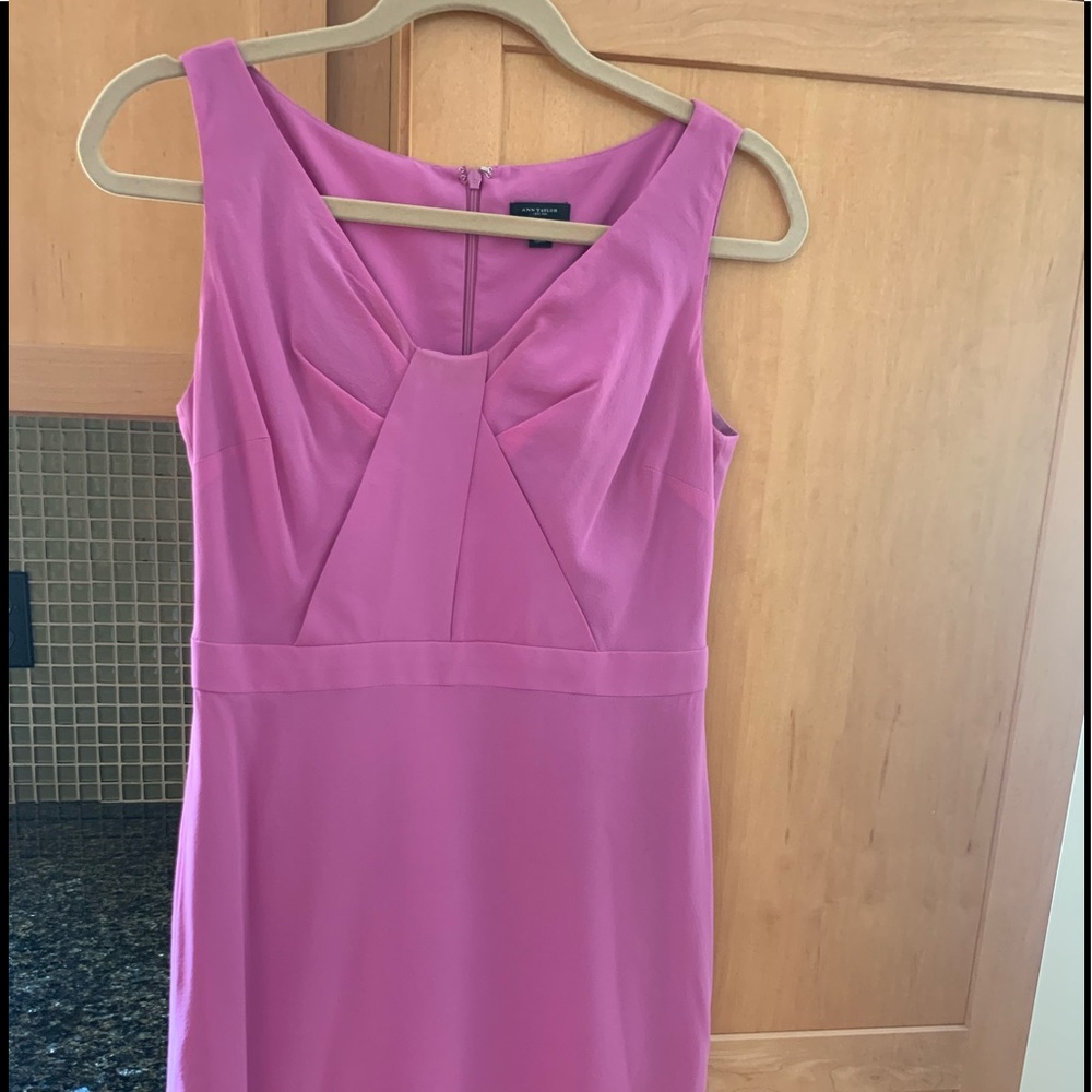 Ann Taylor Pink Sleeveless Dress